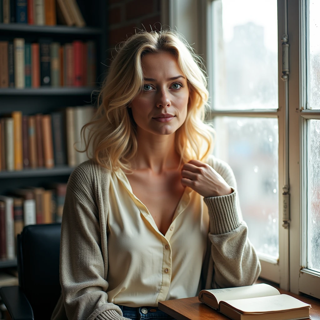 A warm, natural portrait of a woman